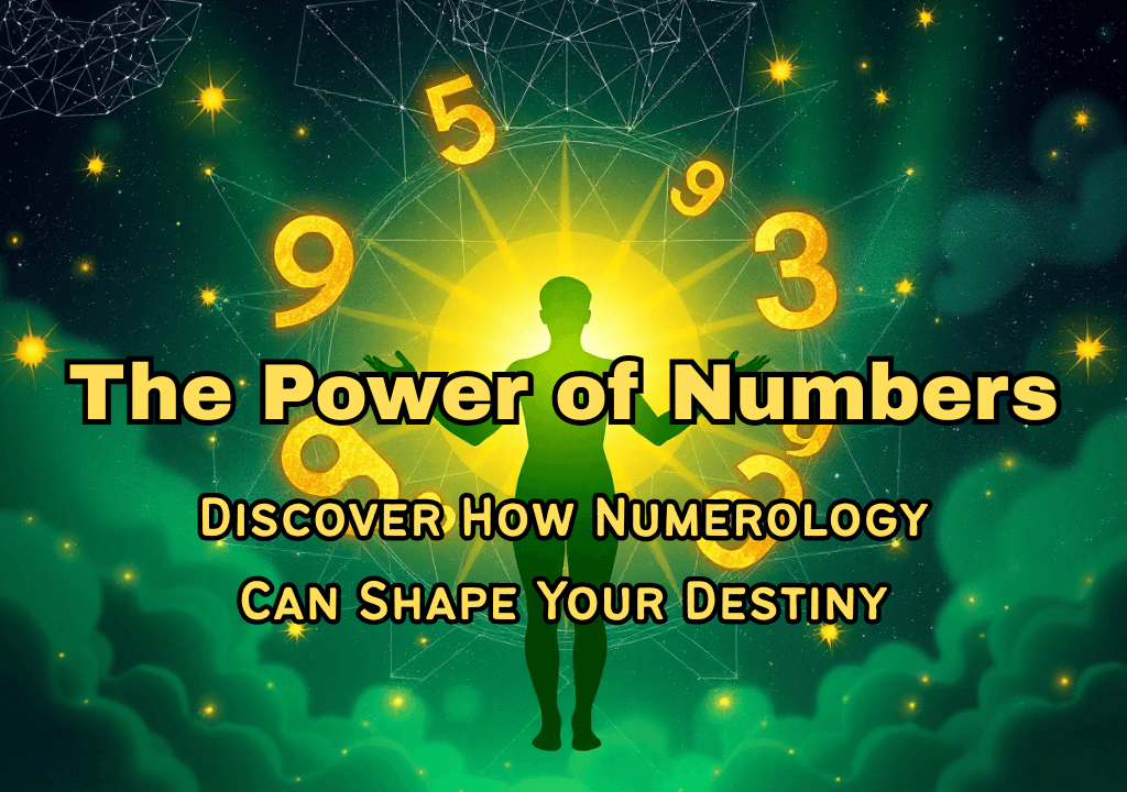 A silhouette of a person surrounded by glowing numbers.
