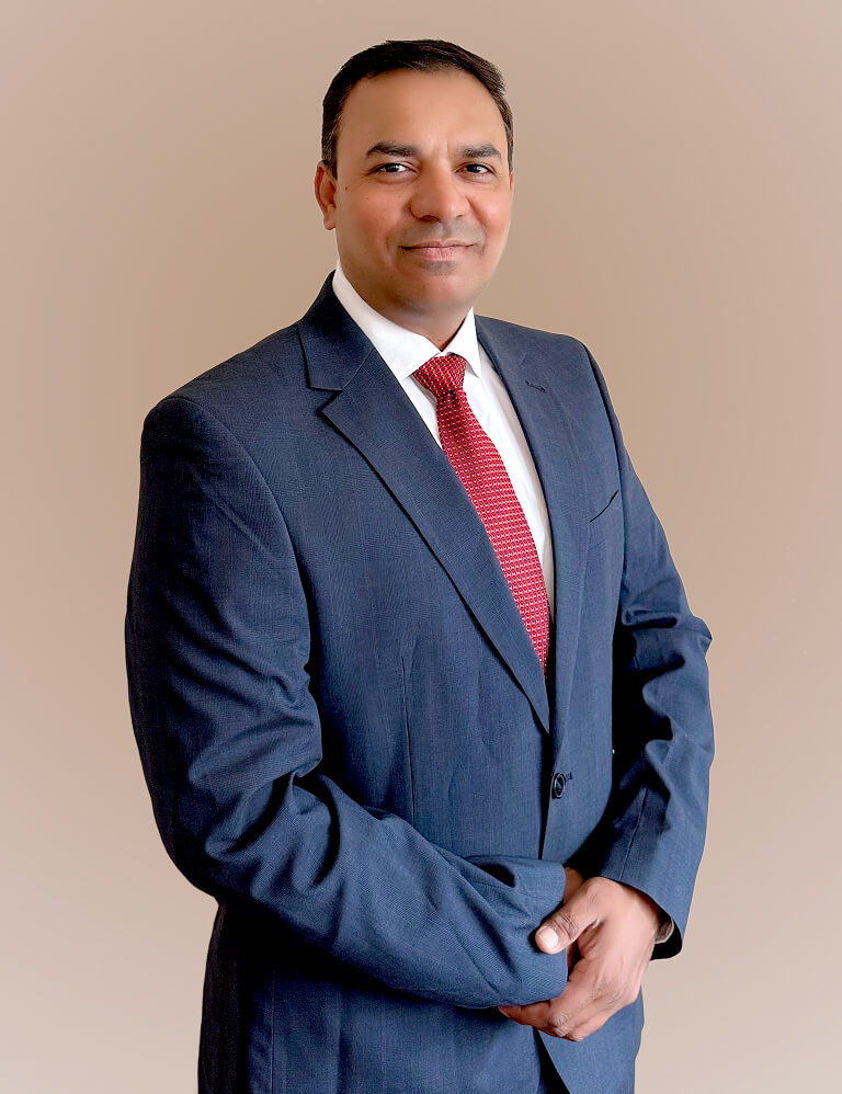 Full portrait of Chetan B Salunke, expert numerologist and name correction consultant in London